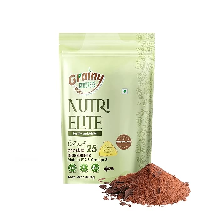 NutriElite Adult Nutrition Powder Chocolate Flavor-Grainy Goodness