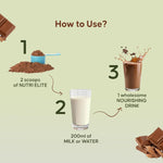NutriElite Adult Nutrition Powder Chocolate Flavor-Grainy Goodness