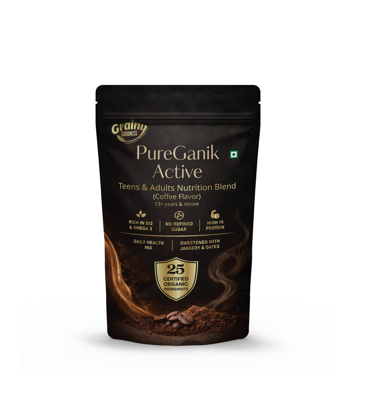 PureGanik Active Age group:13+years and above Coffee Flavor