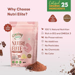 NutriElite Pregnancy & Lactation Nutrition Powder Chocolate Flavor-Grainy Goodness