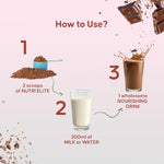 NutriElite Pregnancy & Lactation Nutrition Powder Chocolate Flavor-Grainy Goodness